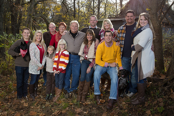 Fall family photo