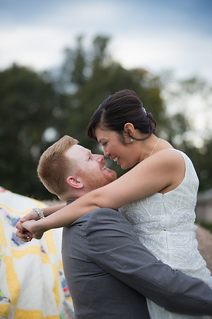 Newlywed portrait session in Southern Illinois